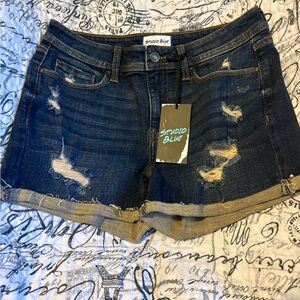 Studio Blue Women's Ripped Jean Shorts